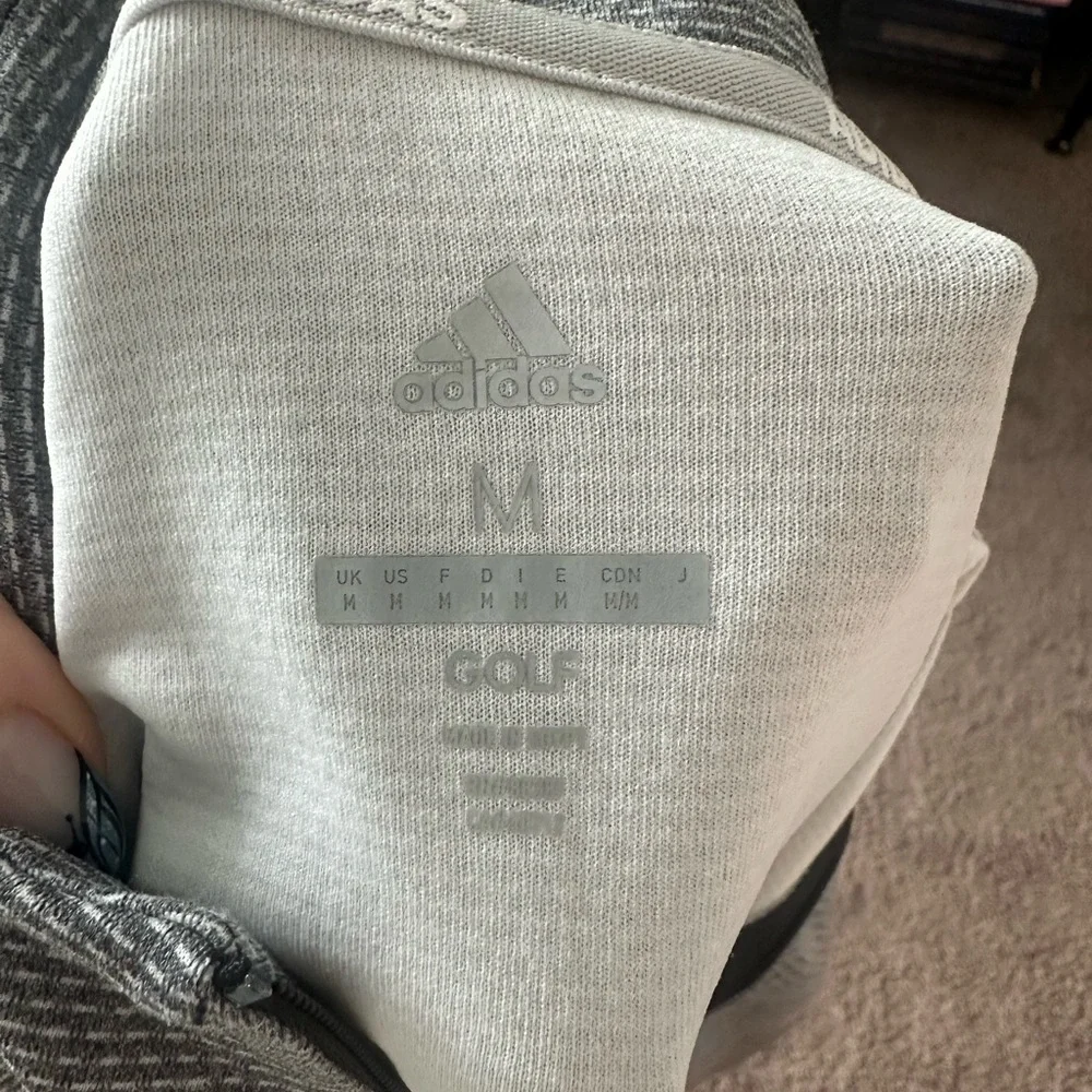 Adidas Womens 1/4 Zip Golf Pullover -M - Picture 3 of 3